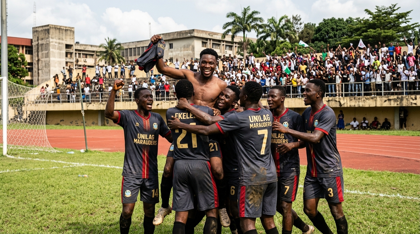 RealOne FC Roars to 3-1 Derby Triumph in JABU Football League